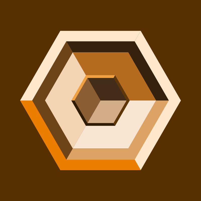 Hexagones - Art for Bots #15