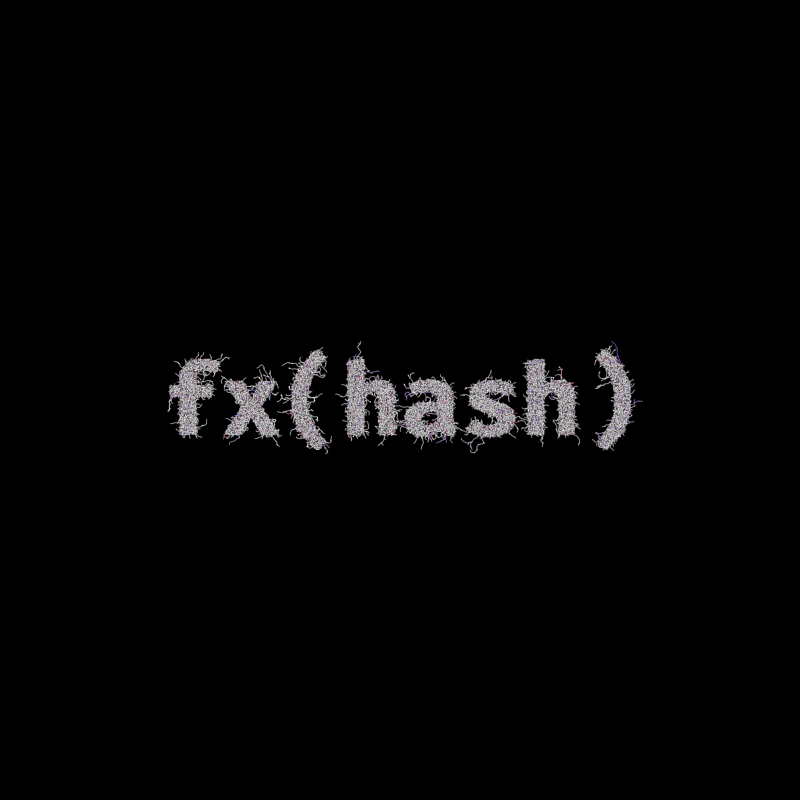 FXHASH Generative Logo #767