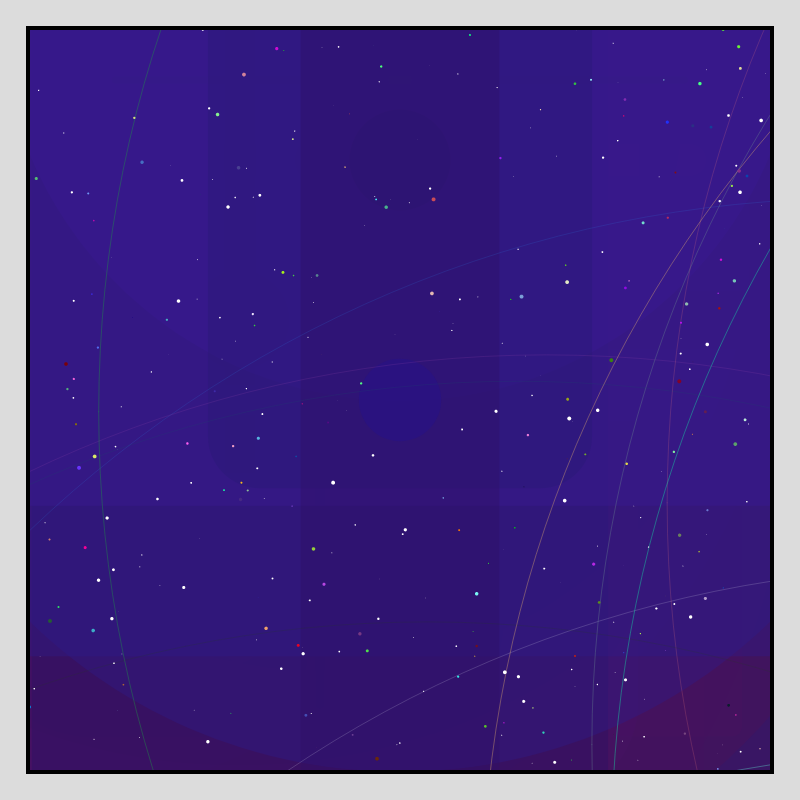 Color Field Starry B #225