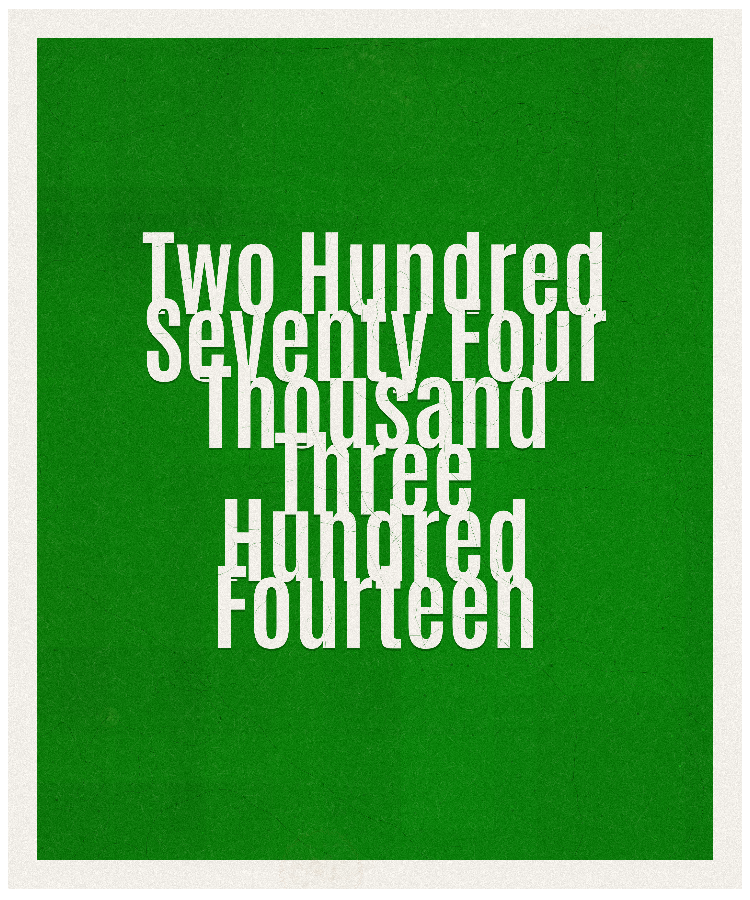 Count #274314