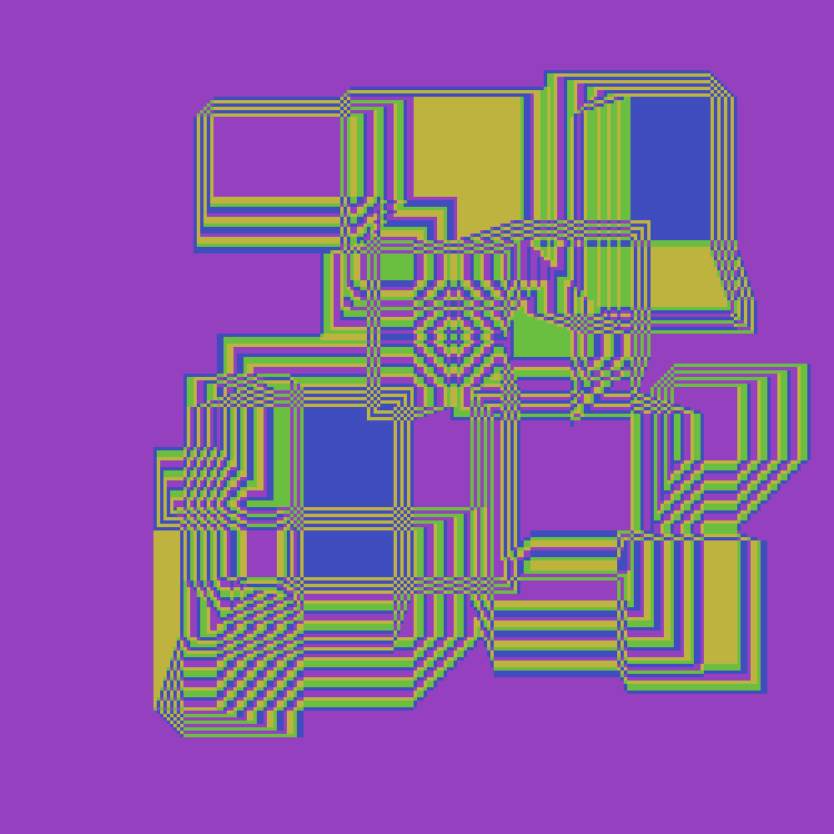 Superimposed Rectangles #119