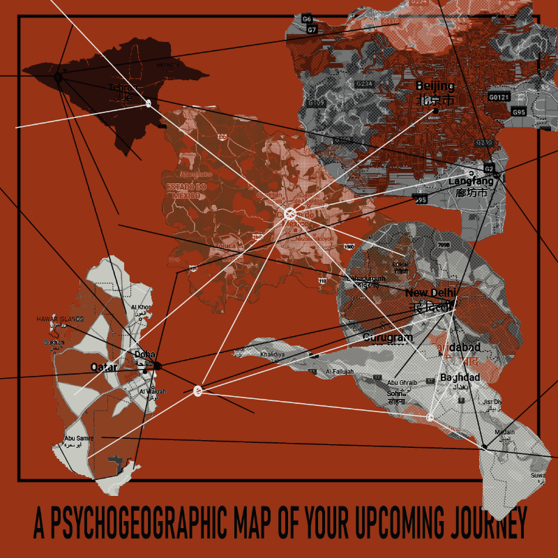 PSYCHOGEOGRAPHIC MAP  #12