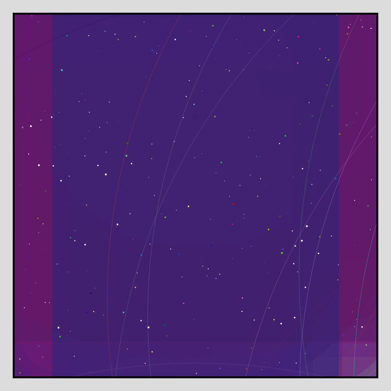 Color Field Starry B #73