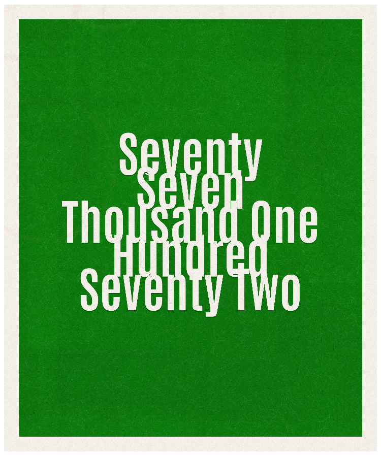 Count #77172