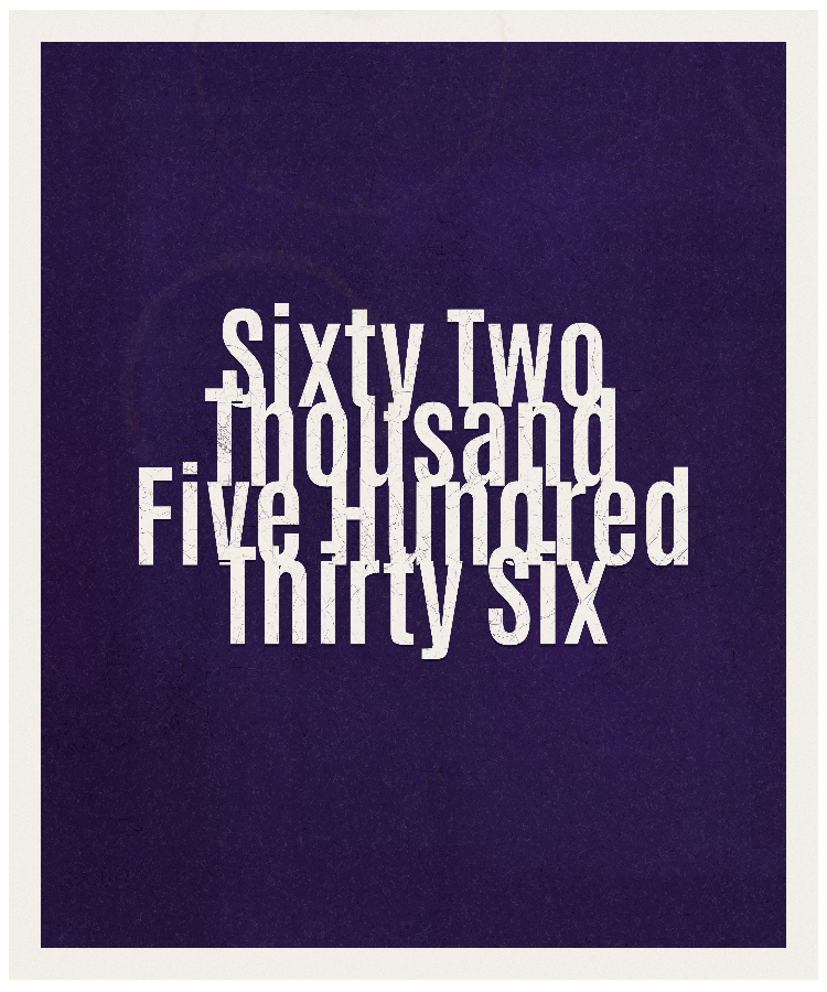 Count #62536