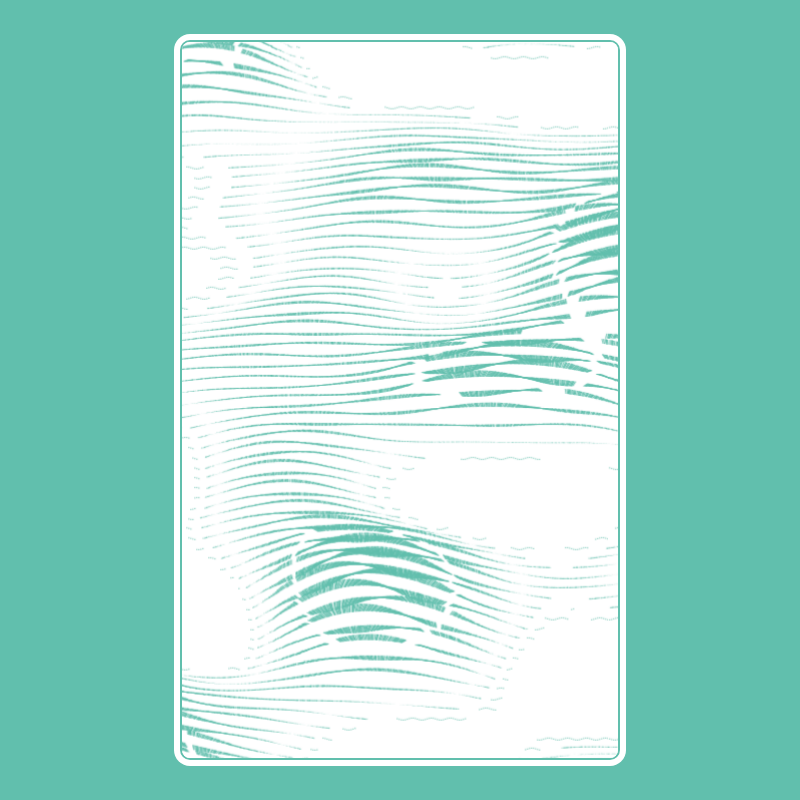 Topographic Playing Card #29