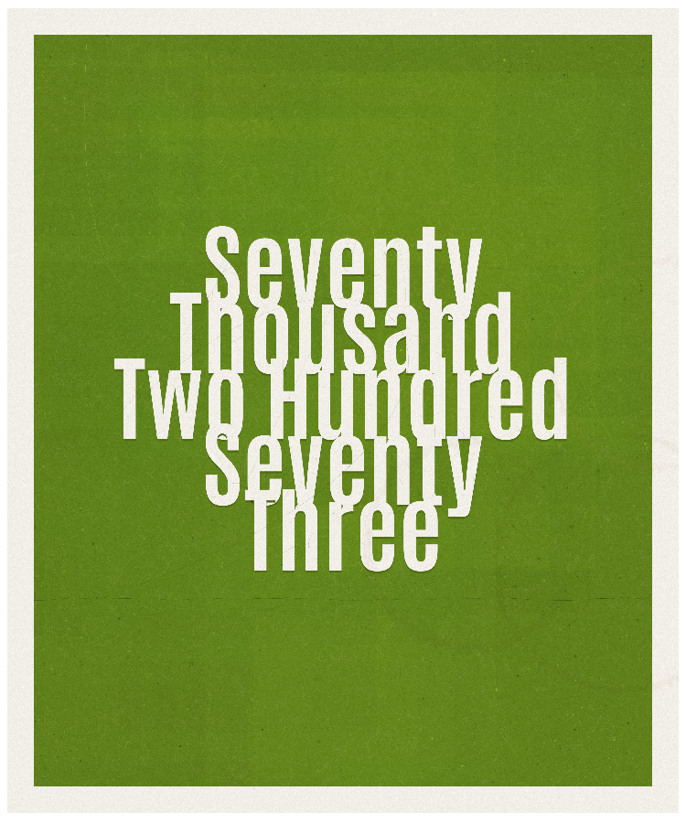 Count #70273