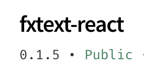 fxtext-react