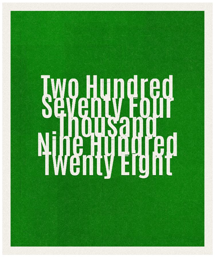 Count #274928