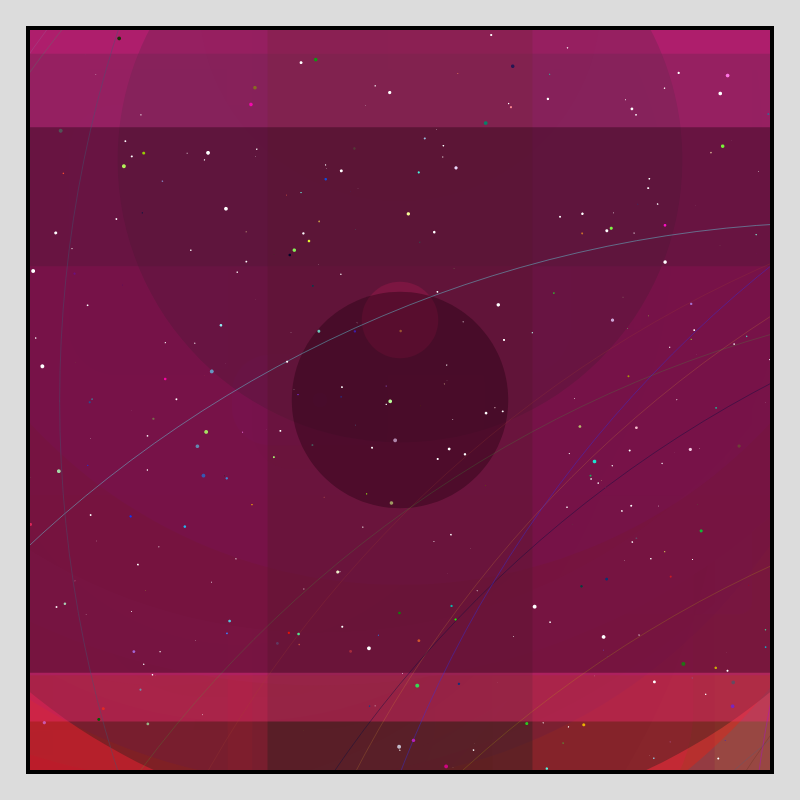 Color Field Starry B #127