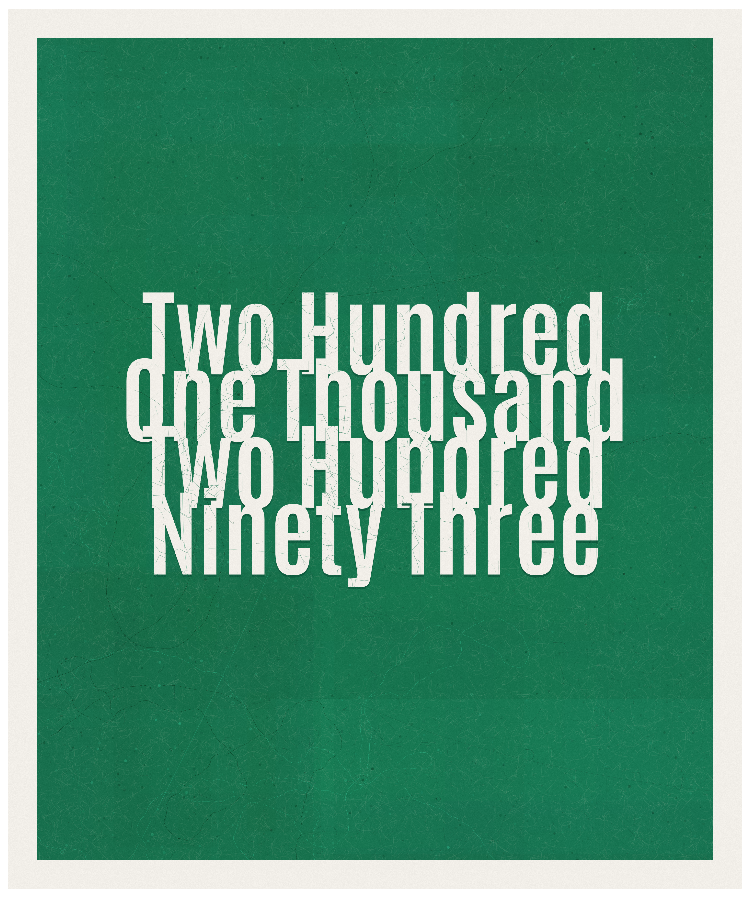 Count #201293
