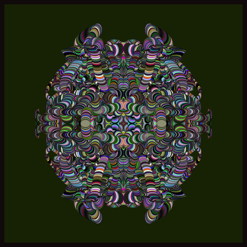 Symmetric Perlinized Ellipse #15