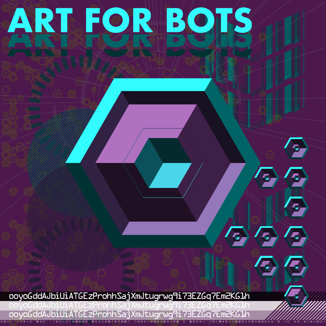 Hexagones - Art for Bots for Humans #3