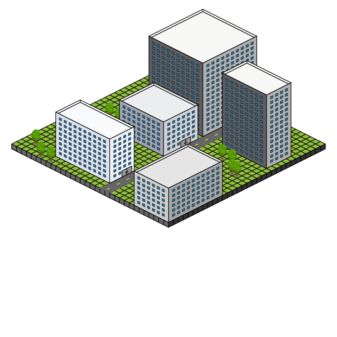 Isometric City Block