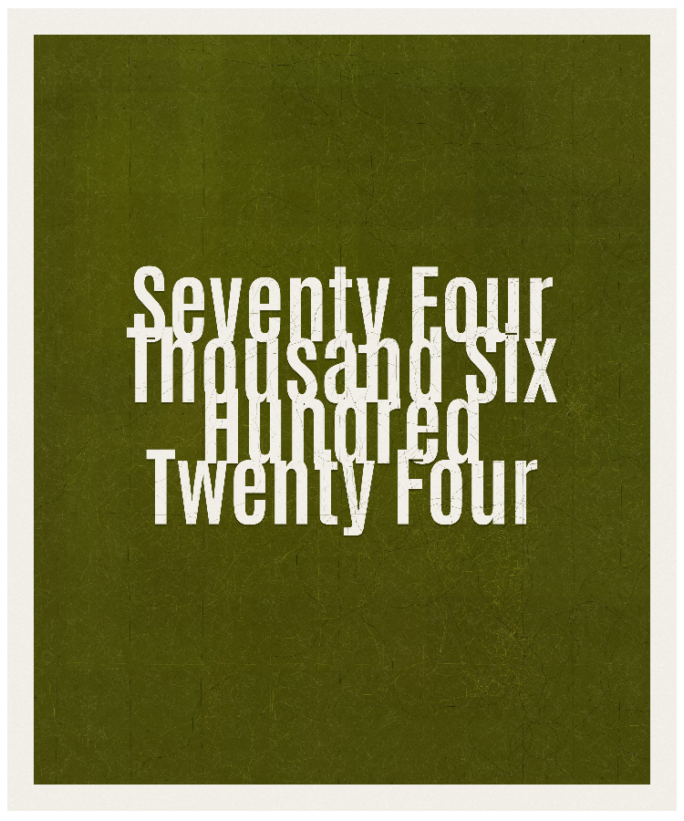 Count #74624