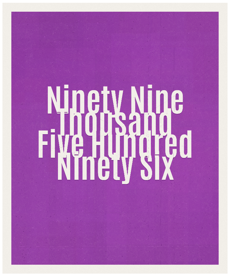 Count #99596