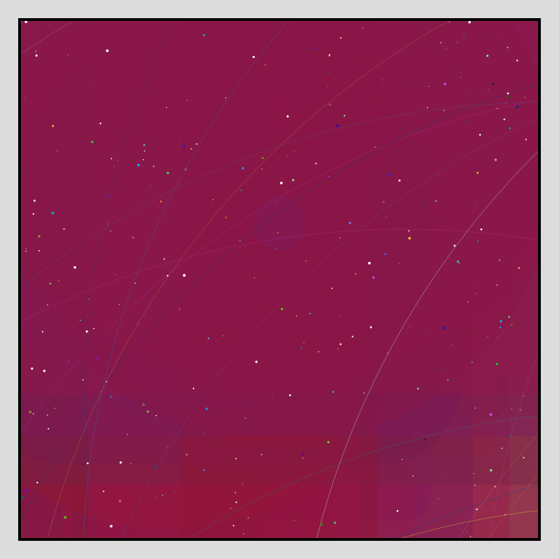 Color Field Starry B #25