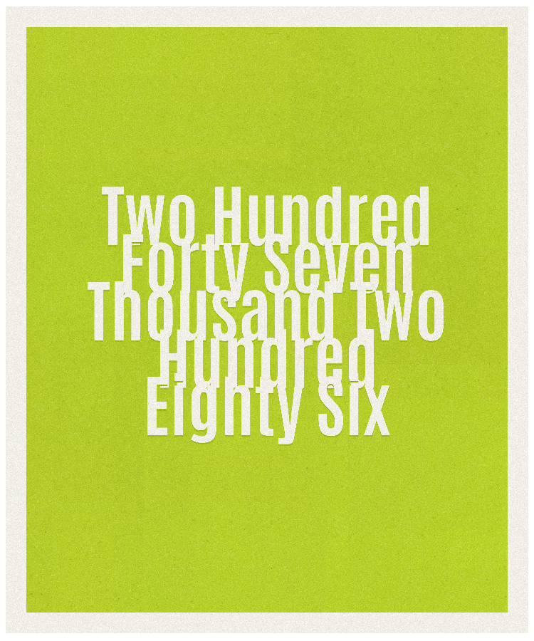 Count #247286