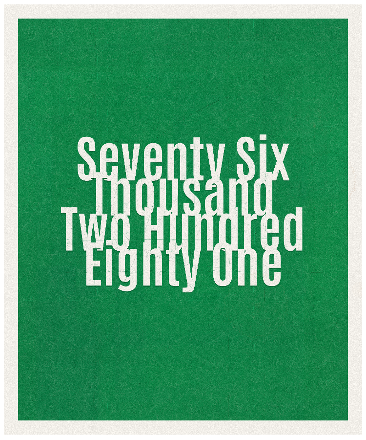 Count #76281