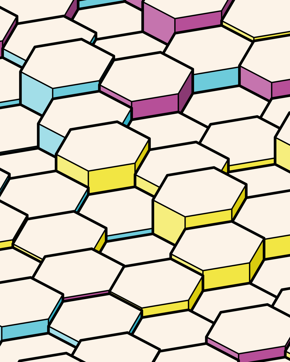 Hexagones Landscape #66