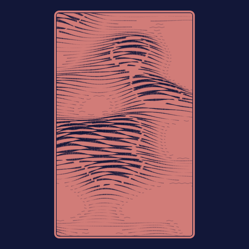 Topographic Playing Card #2