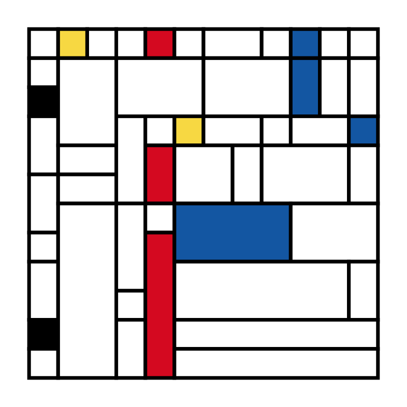 Mondrian squares #21