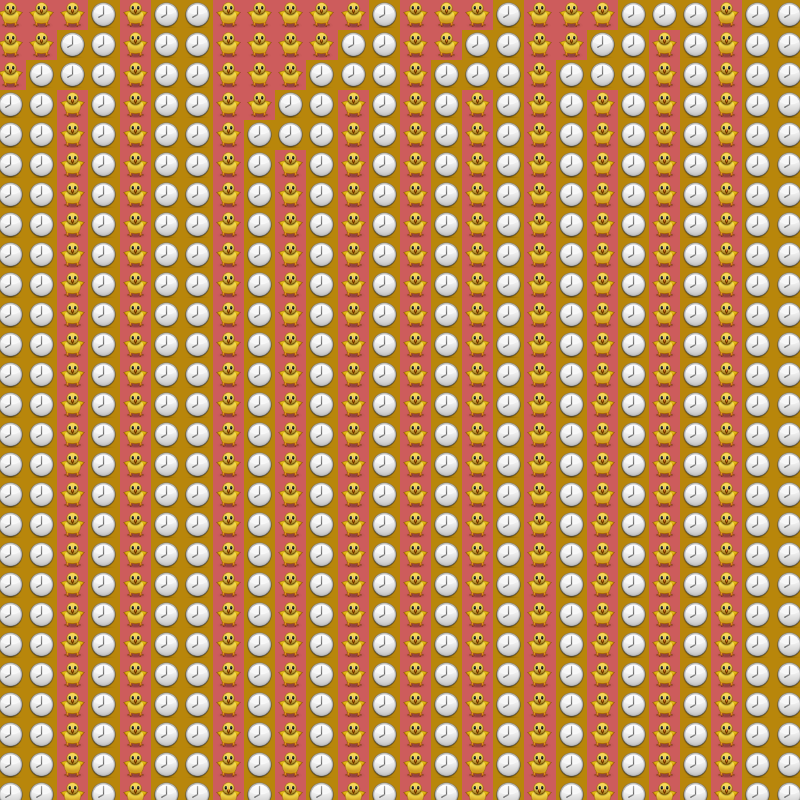 Elementary Cellular Emoji Automata #800