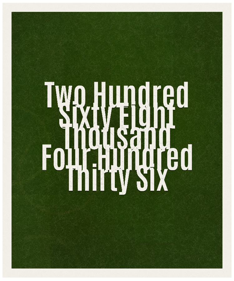 Count #268436