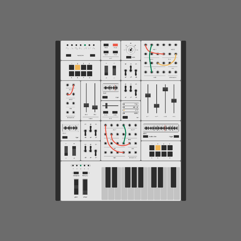 Modular synthesizer #32