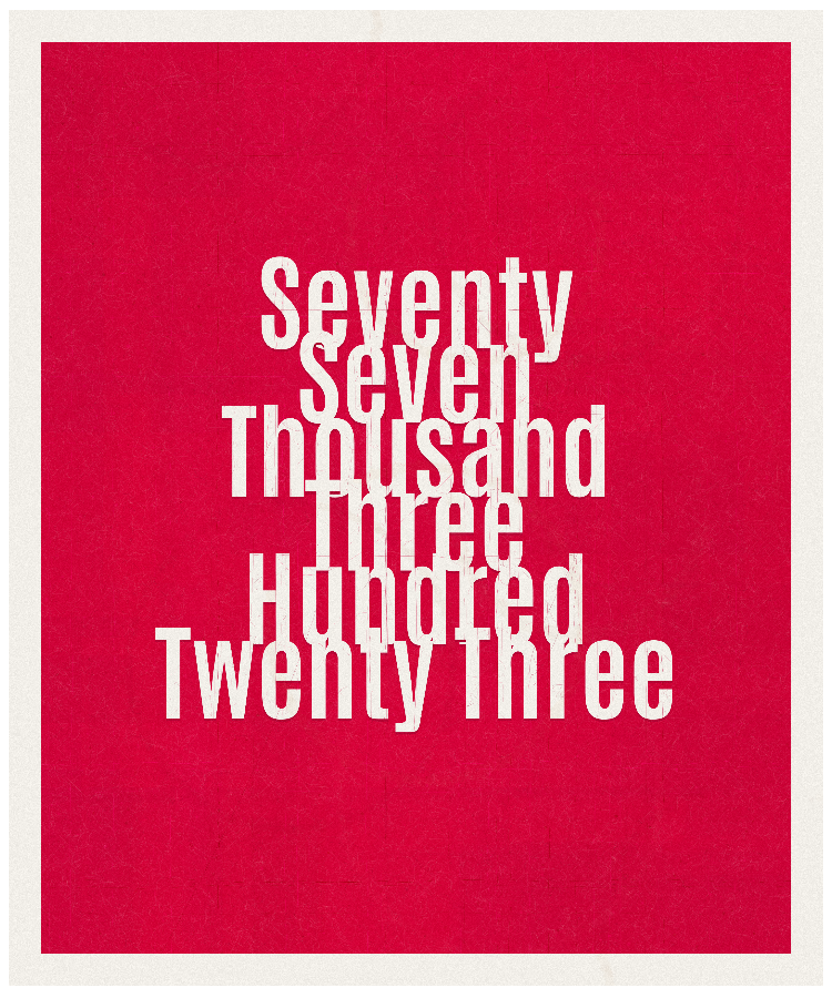 Count #77323