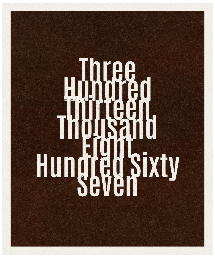 Count #313867