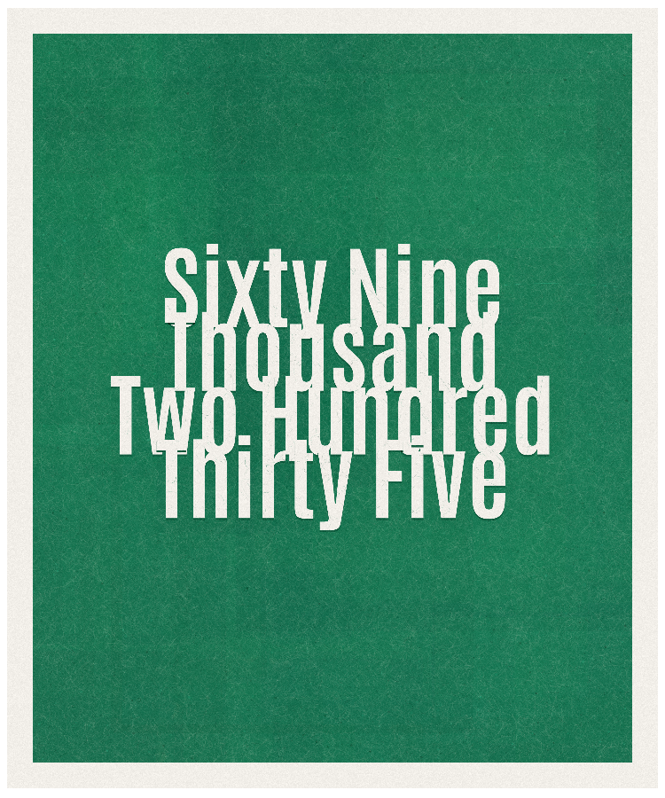 Count #69235