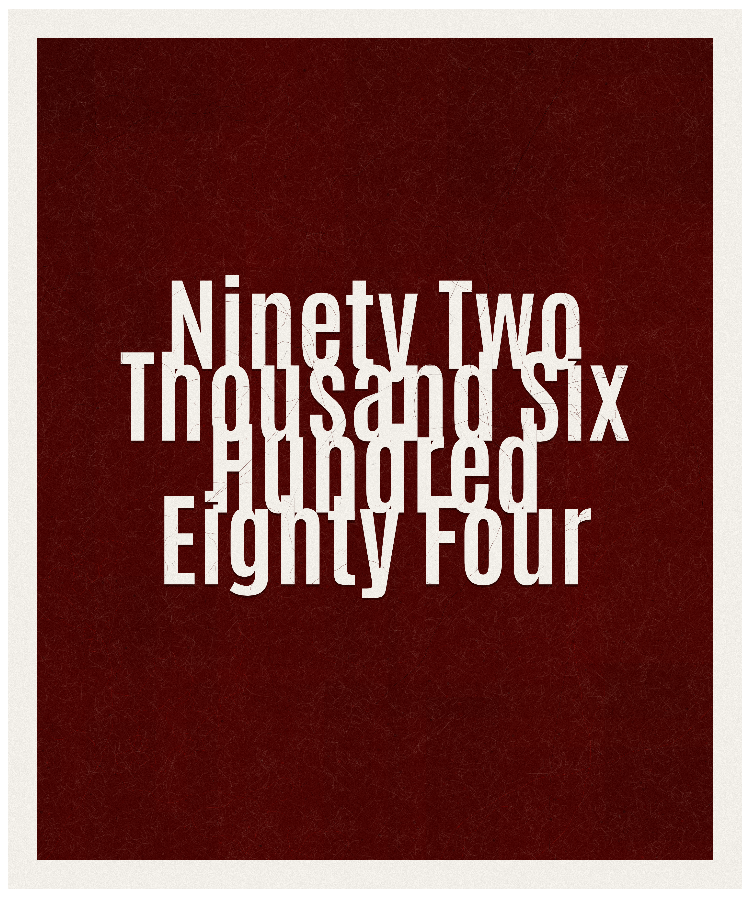 Count #92684