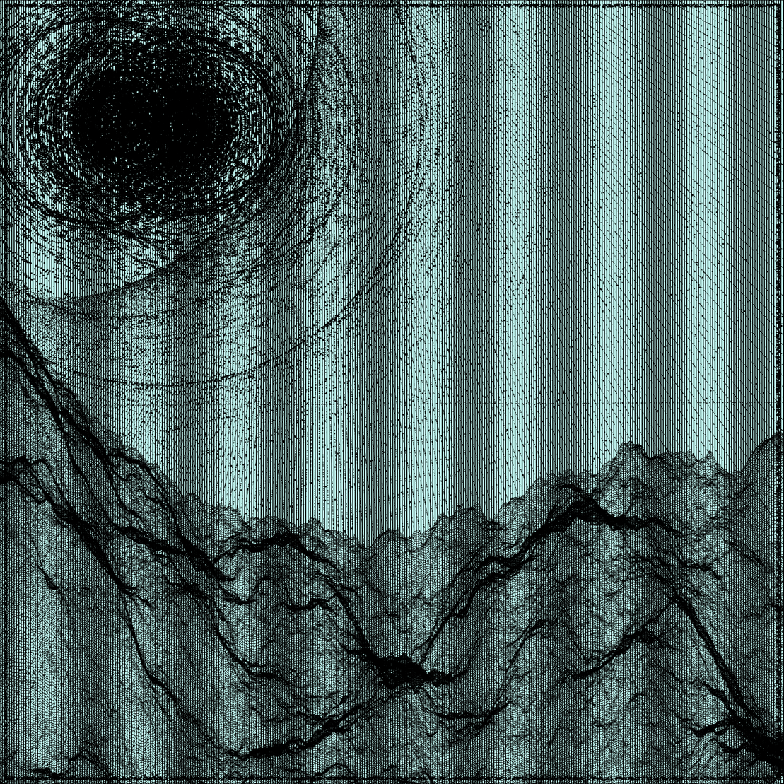 Surreal classic generative landscape #117