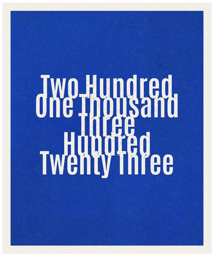 Count #201323