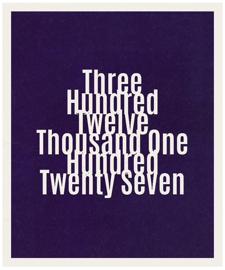 Count #312127