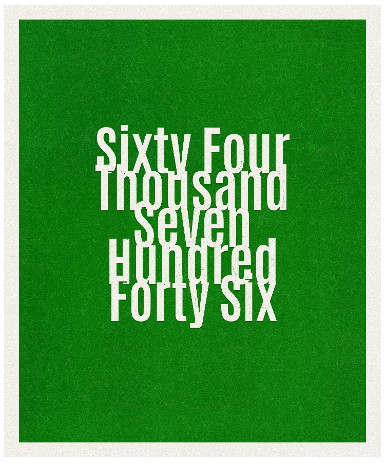 Count #64746