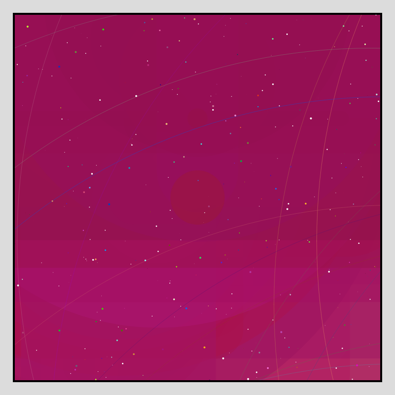 Color Field Starry B #180