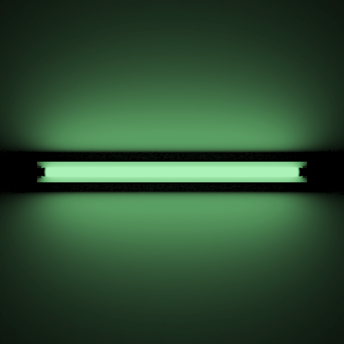 Fluorescent Light - Horizontal Square #3