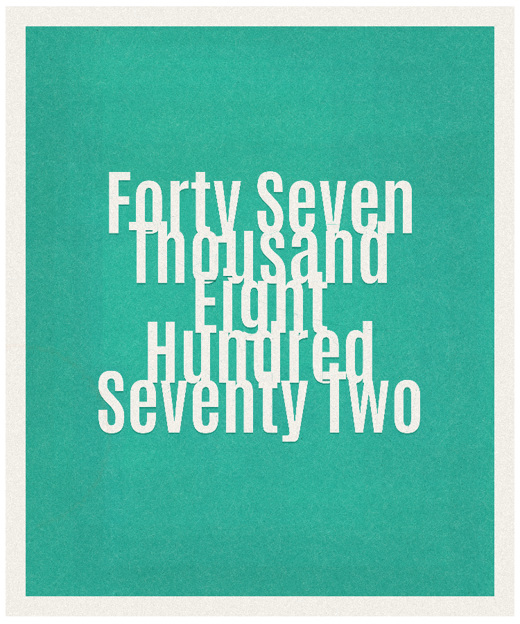 Count #47872