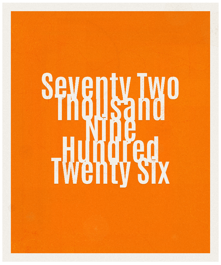 Count #72926