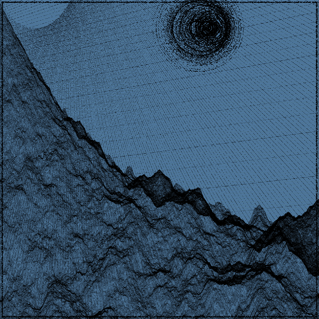 Surreal classic generative landscape #97