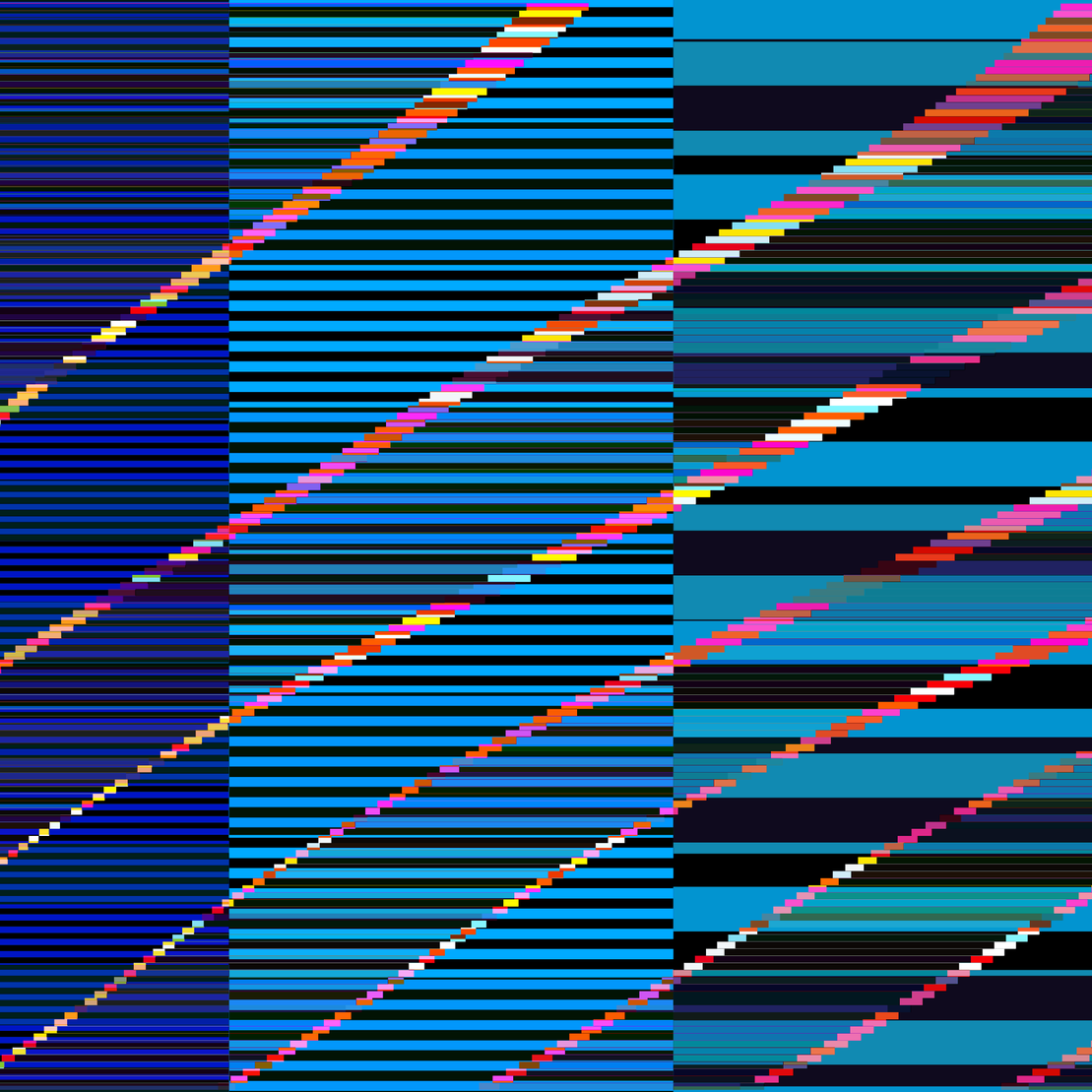 Glitchometry Stripes #55