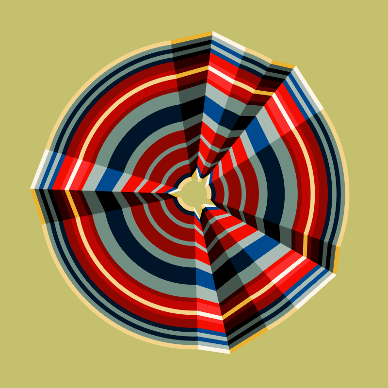 Folded Circle #87