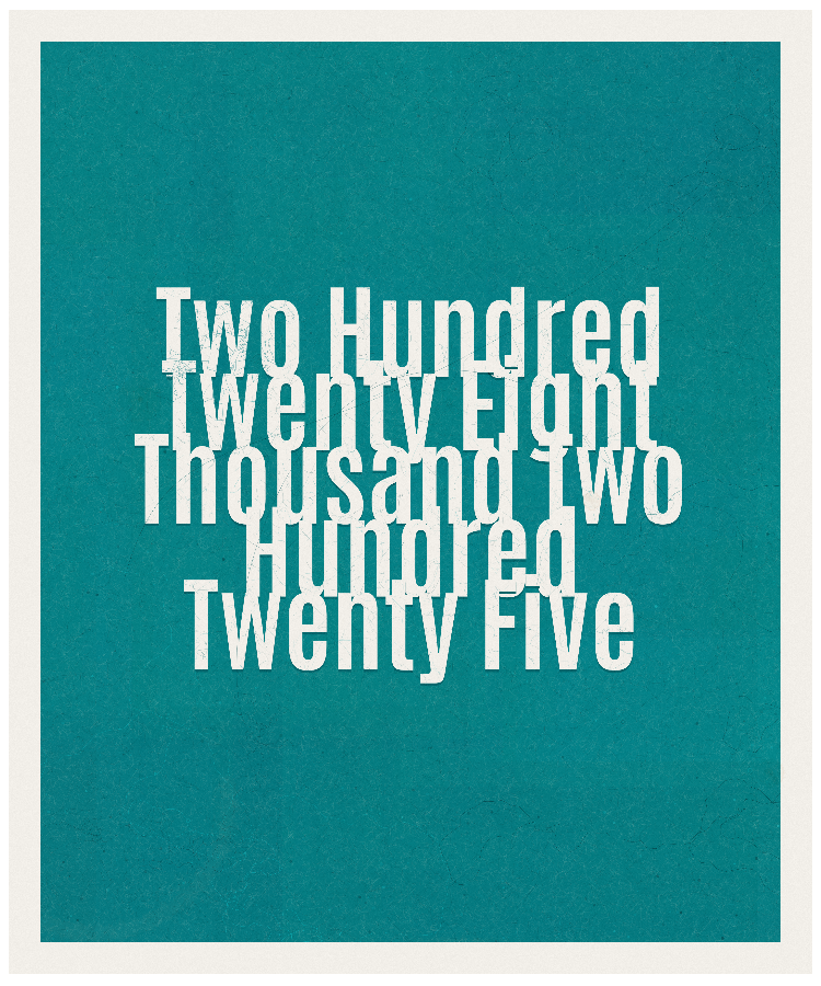 Count #228225