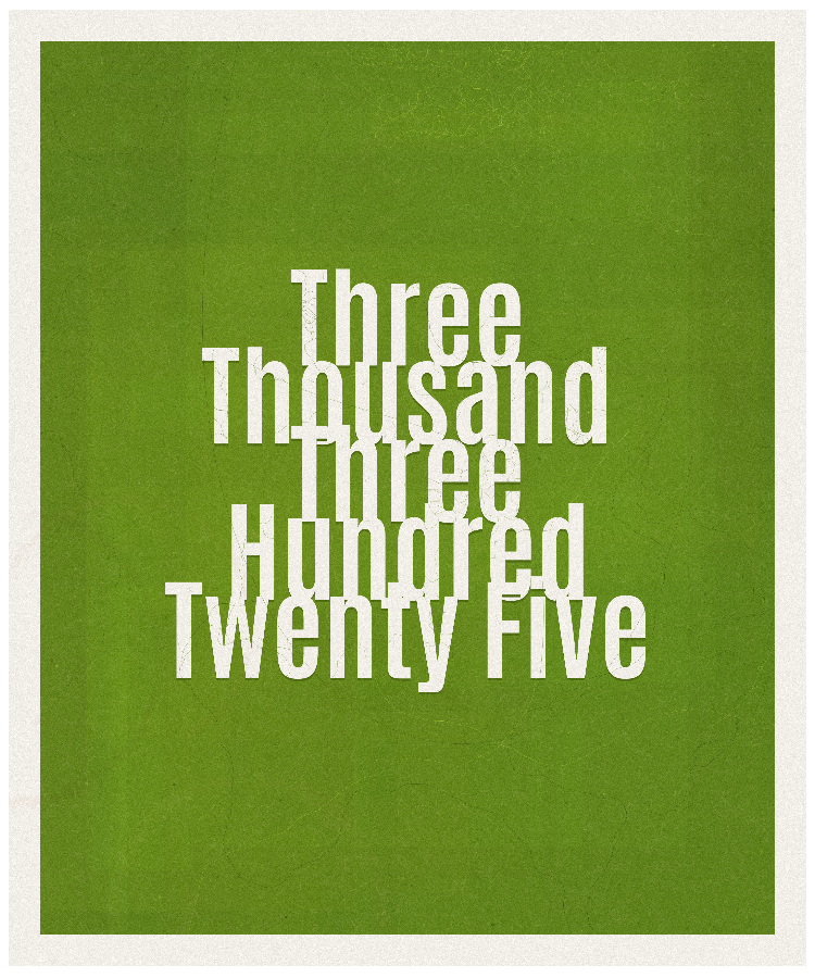 Count #3325