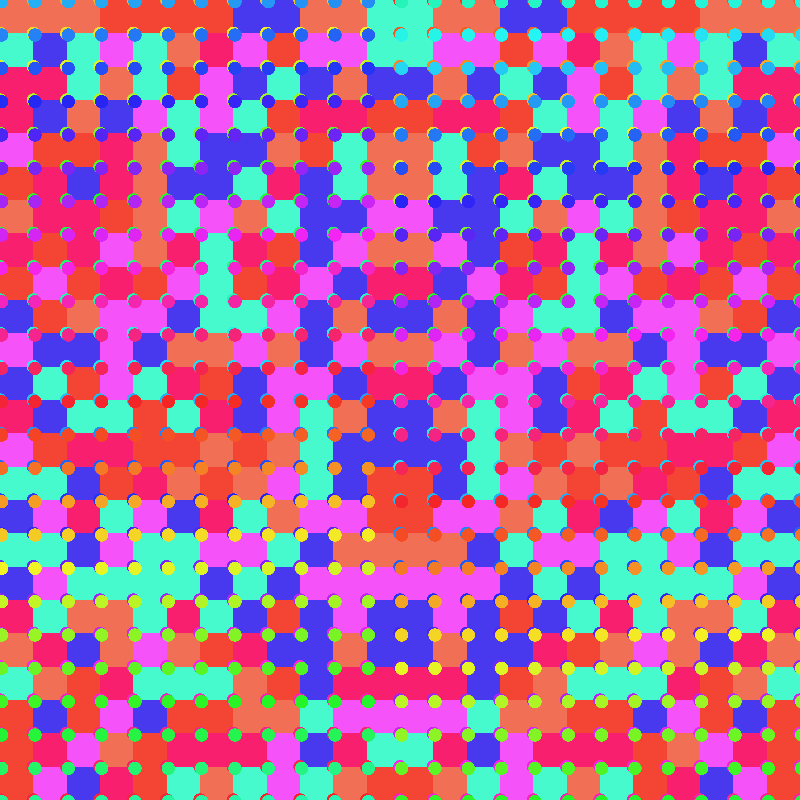 Squares and dots #7