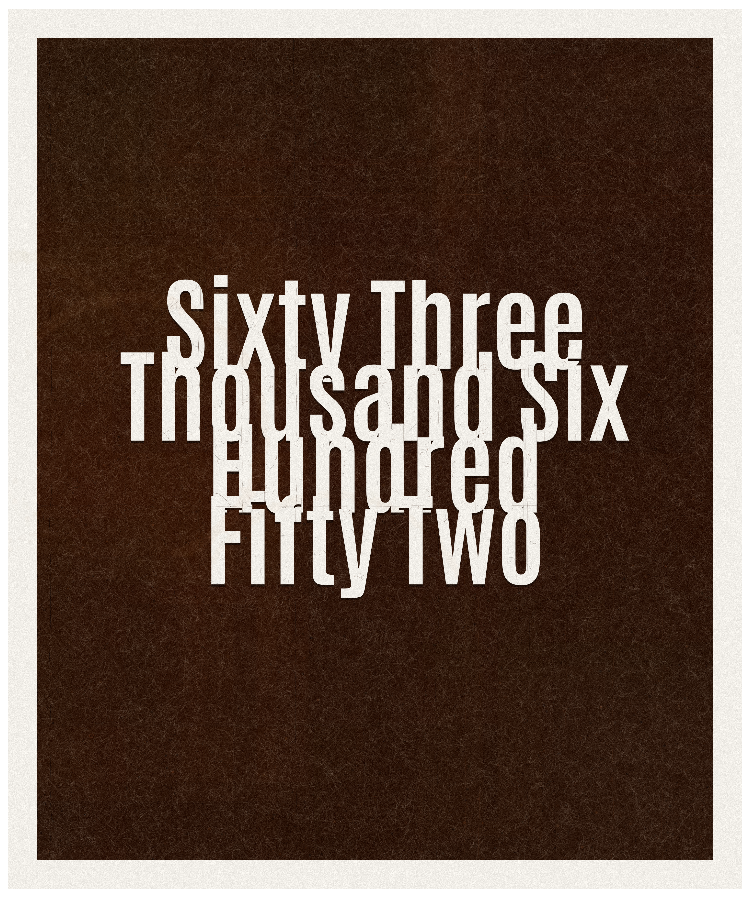 Count #63652