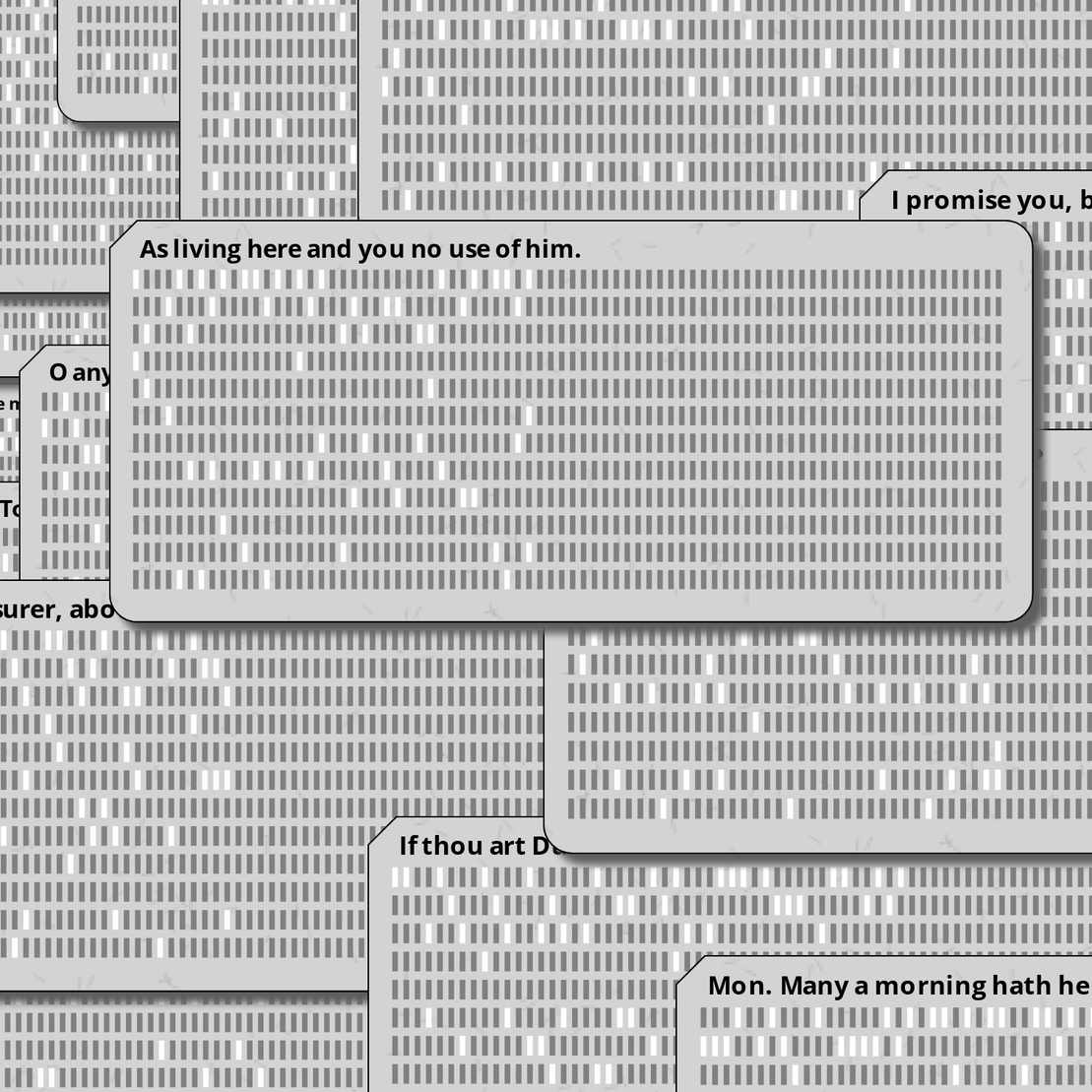 Romeo and Juliet on Punched Cards (Free) #103