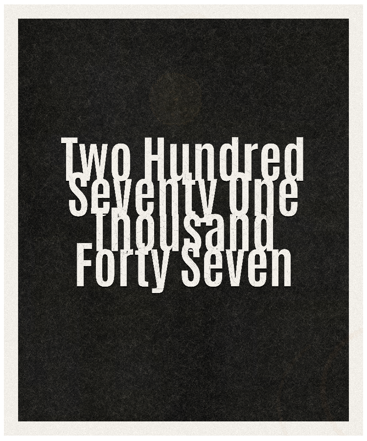 Count #271047
